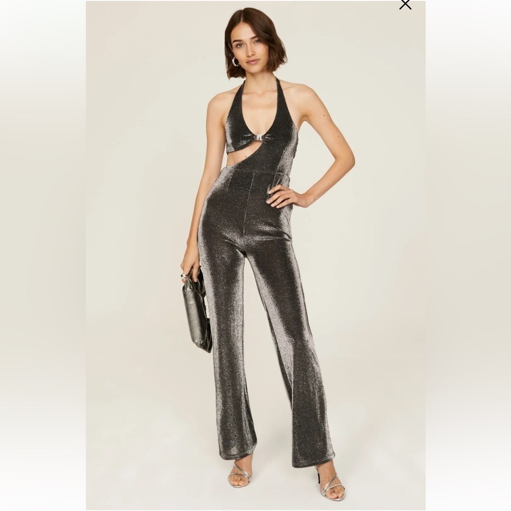 Rotate Birger Christensen Metallic Jumpsuit